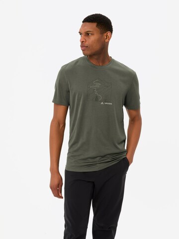 VAUDE Ossola Print T-Shirt in Grün