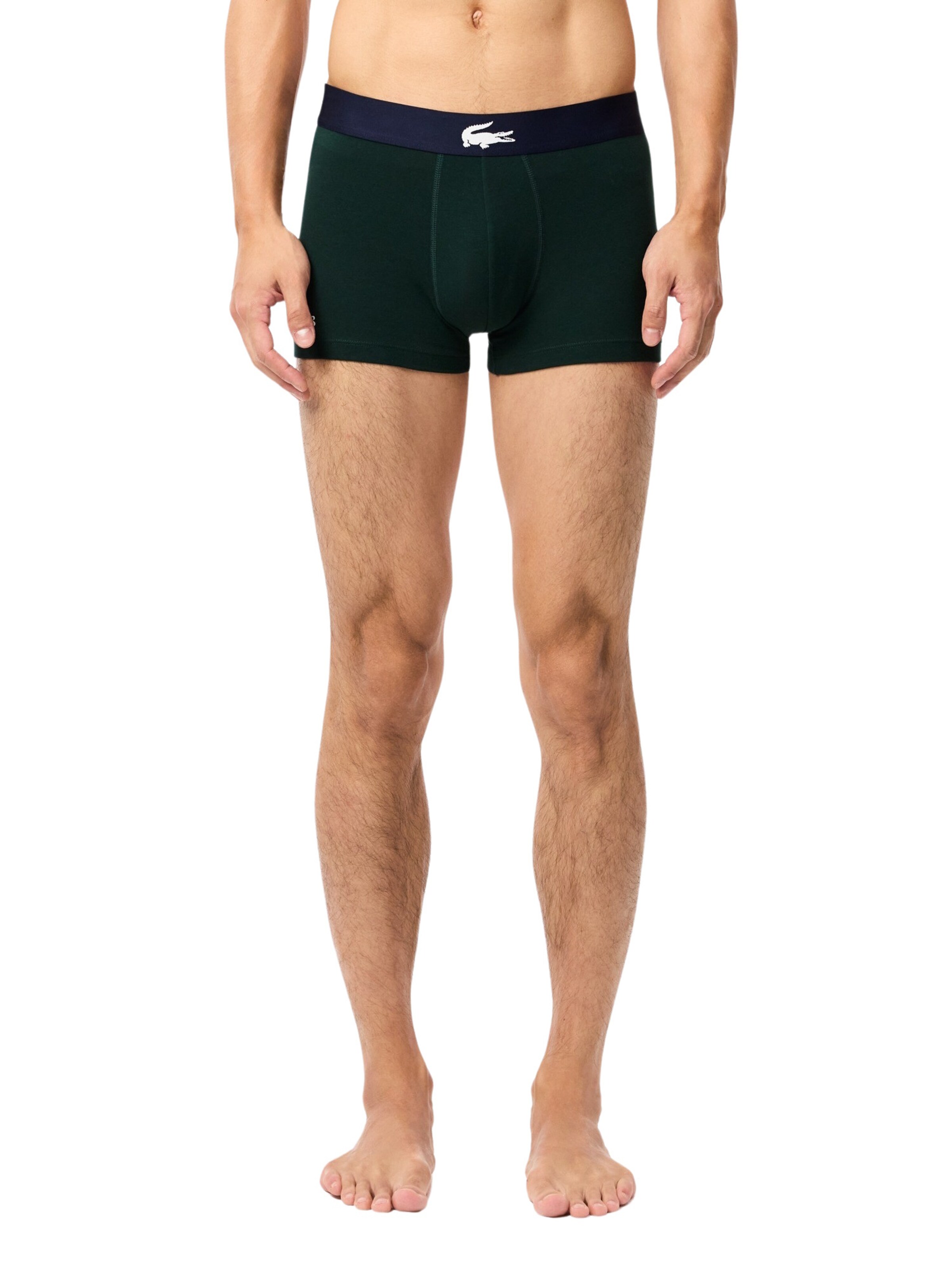 LACOSTE - Boxers em azul: frente