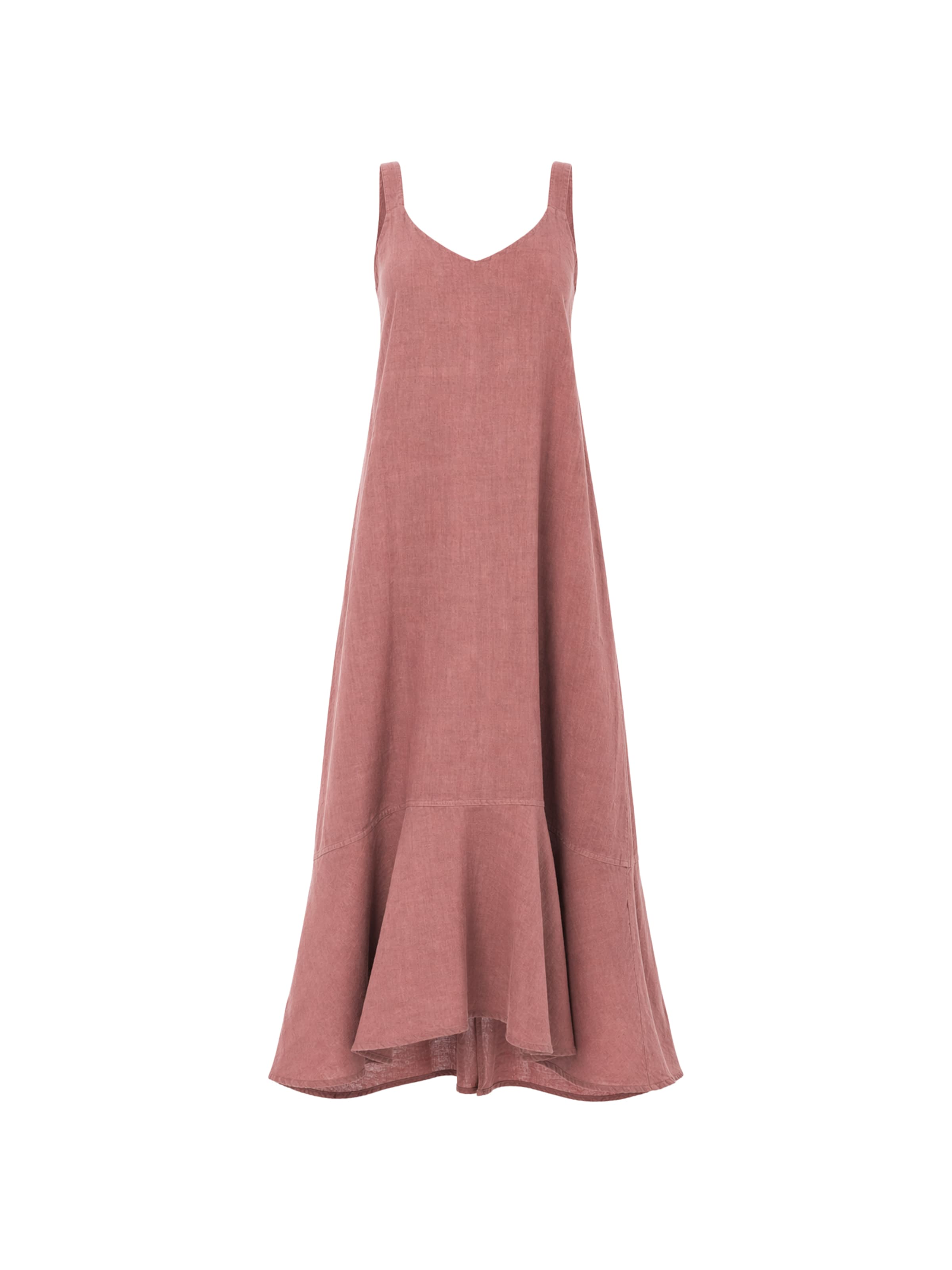 Haris Cotton Kleid‌‌‌‌‌‌‌‌ in Braun: Vorderseite