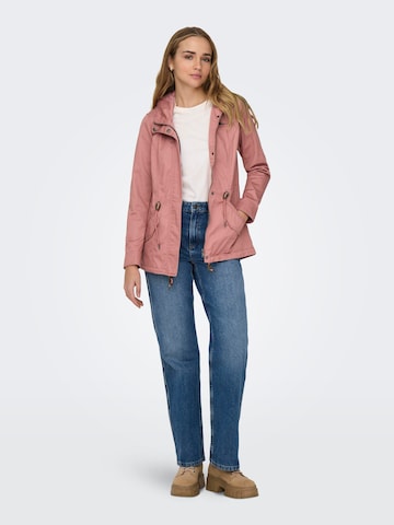 Parka mi-saison 'LORCA' ONLY en rose