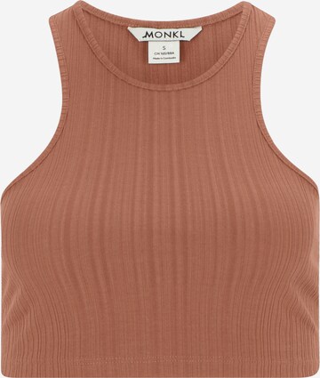 Monki Top in Bruin: voorkant