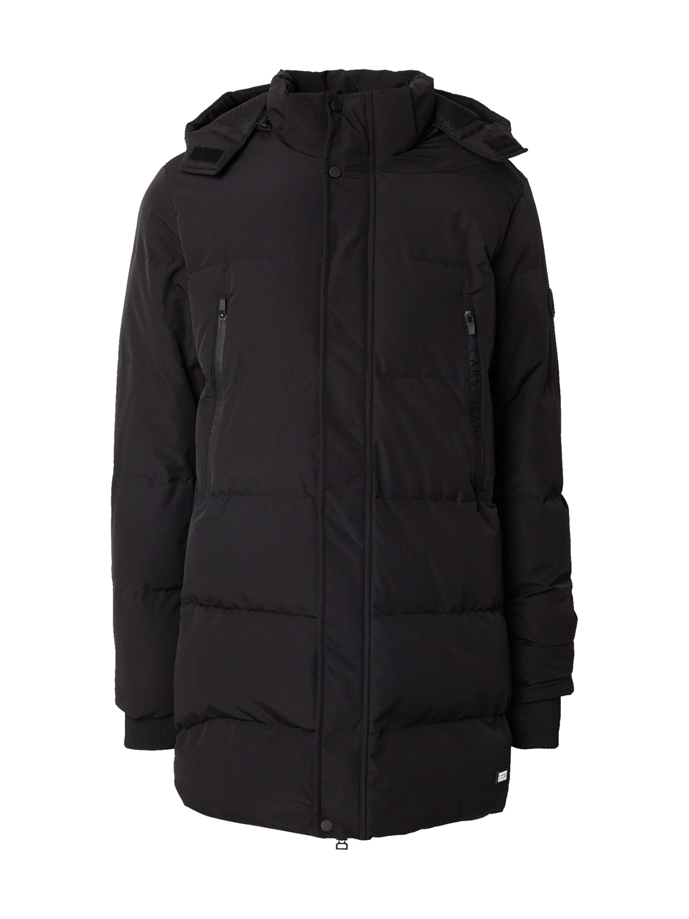 Cars Jeans Tussenjas 'KYLER' in Zwart: voorkant