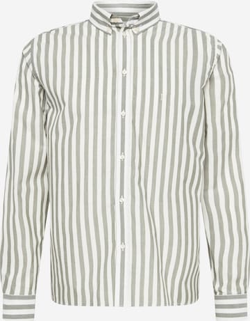 Les Deux Comfort fit Button Up Shirt 'Leon' in Green: front