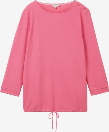 T-shirt TOM TAILOR en rose : devant