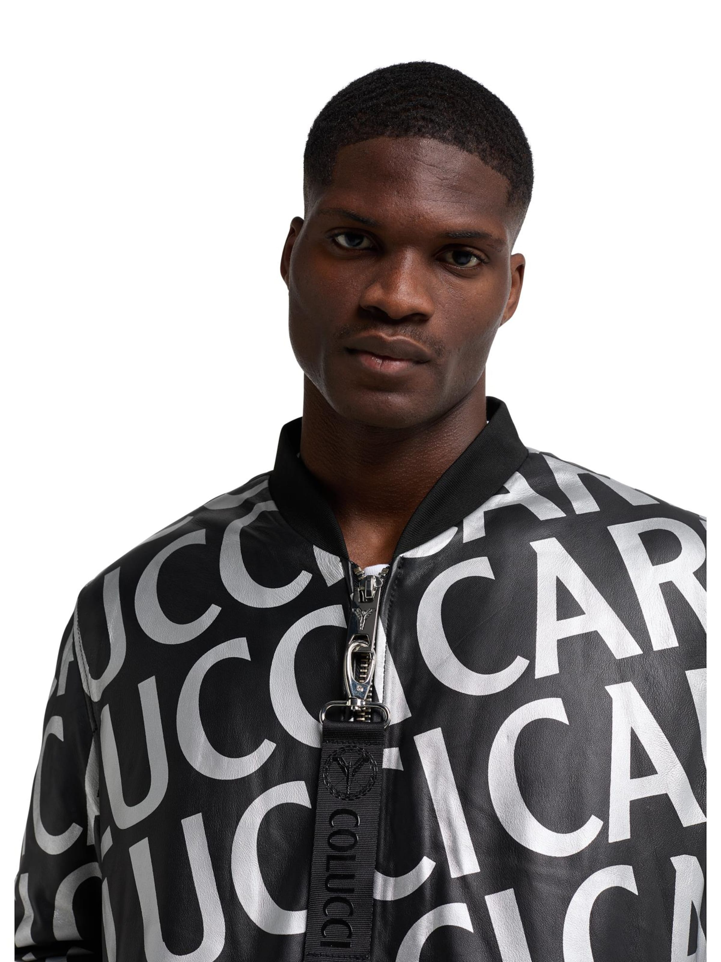 Carlo Colucci Between-season jacket 'Dardengo' in Black