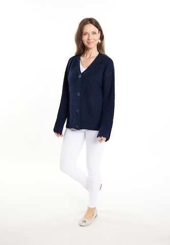 Cardigan 'Lynnea' usha WHITE LABEL en bleu