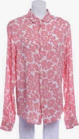 Sandro Button Up Shirt in L in Pink: front