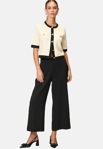 zero Wide leg Broek in Zwart