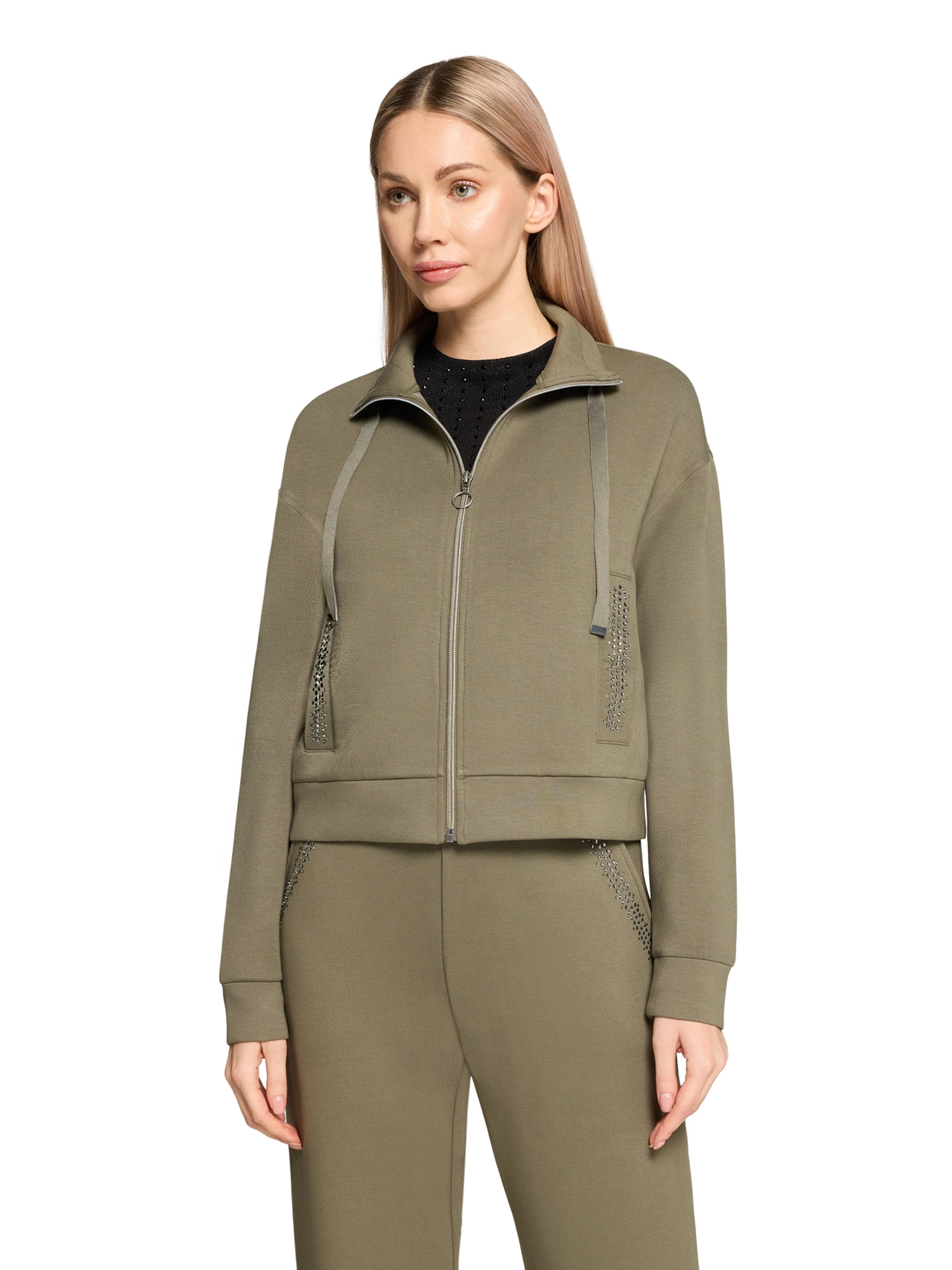 Veste de survêtement Betty Barclay en vert : devant