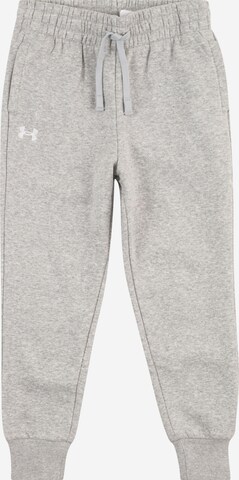 UNDER ARMOUR Workout Pants 'Rival' in Grey: front
