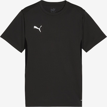 PUMA Funktionsshirt 'TeamGoal' in Schwarz: Vorderseite