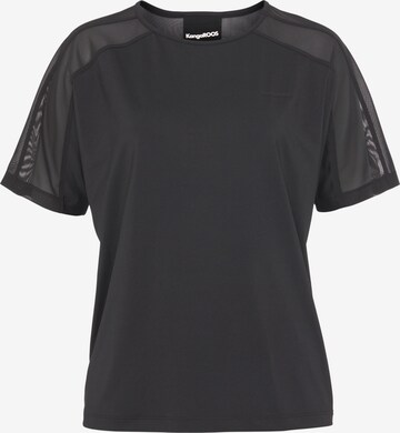 KangaROOS Performance Shirt in Black: front