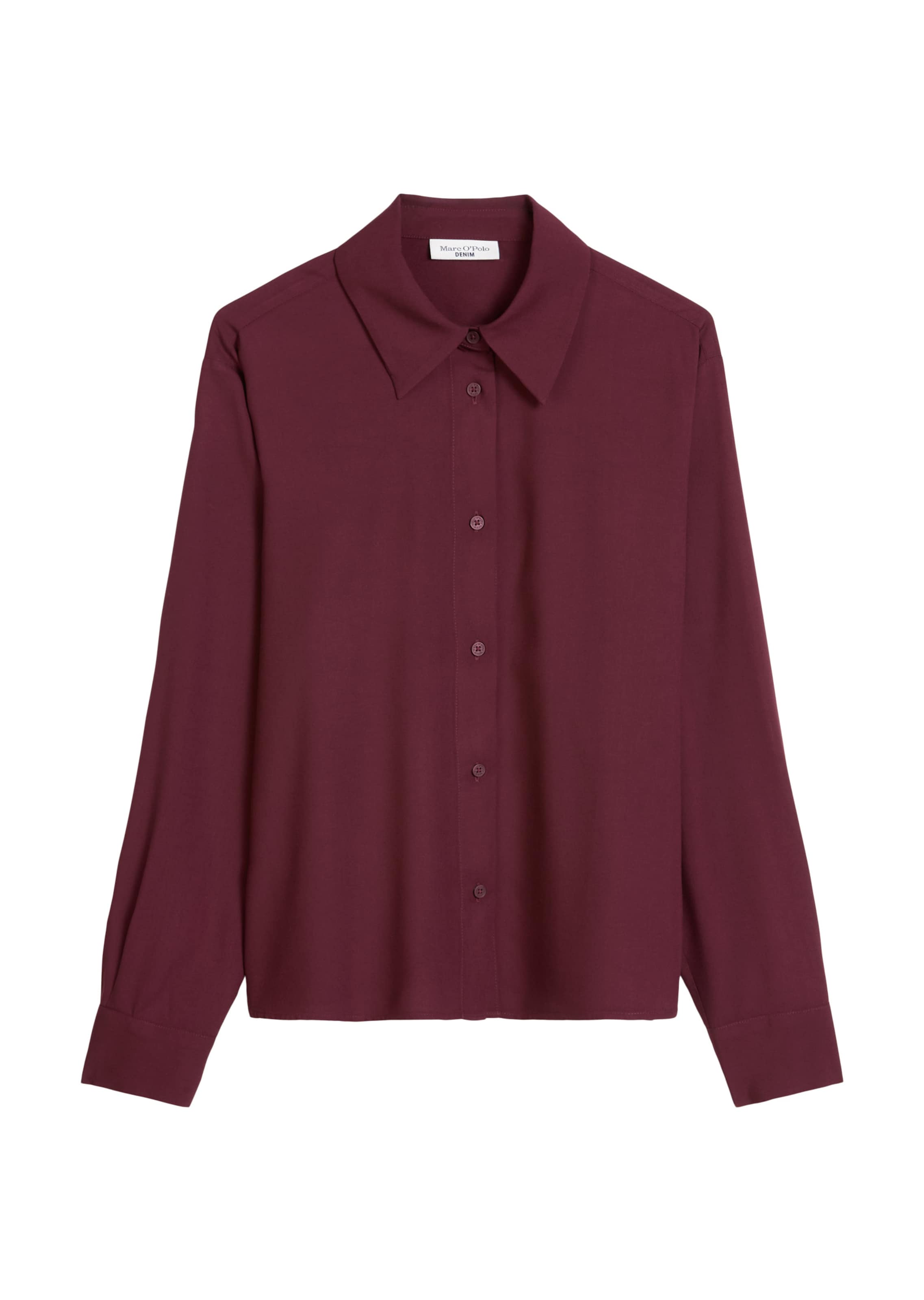 Marc O'Polo DENIM Blouse in Rood: voorkant