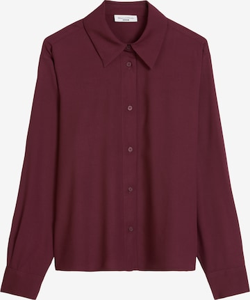 Chemisier Marc O'Polo DENIM en rouge : devant
