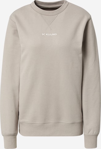 KUUNOSportska sweater majica - bež boja: prednji dio
