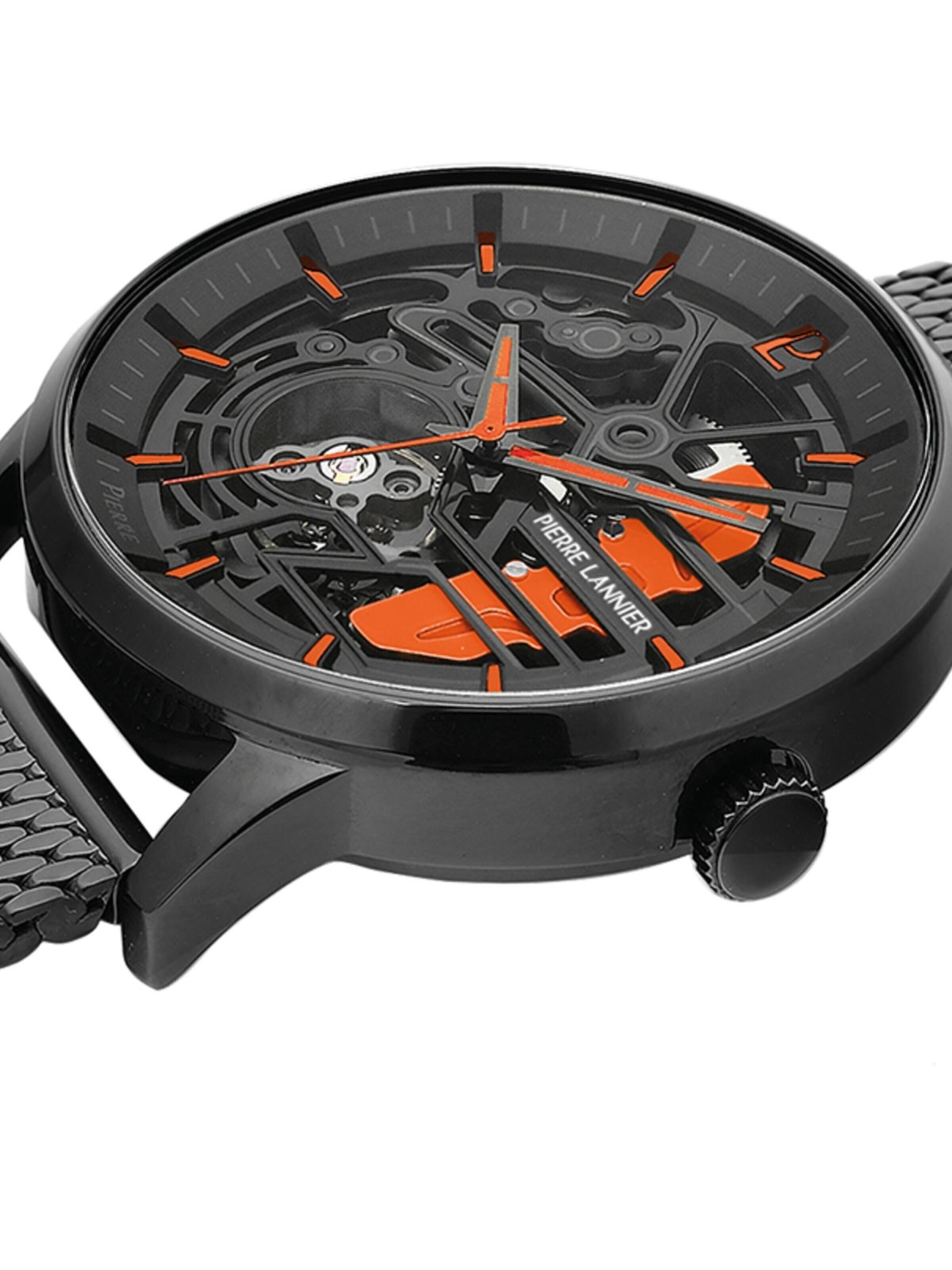 Montre à affichage analogique 'Pierre Lannier - Automatic watch Paddock - Automatic watch movement - Watch case width: 43 mm' Pierre Lannier en noir