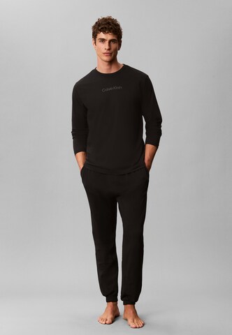Calvin Klein Pyjama in Schwarz: Vorderseite