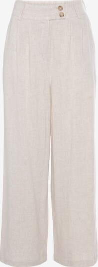 LASCANA Pleat-Front Pants in Sand, Item view