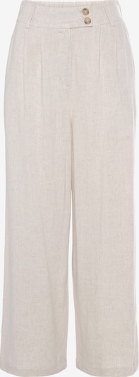 LASCANA Pleat-Front Pants in Sand, Item view