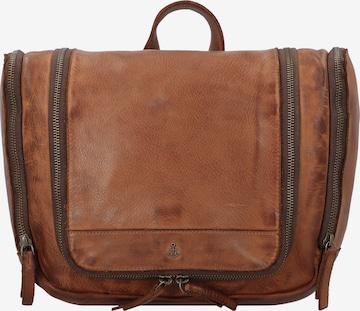 Harbour 2nd Toiletry Bag in Brown: front