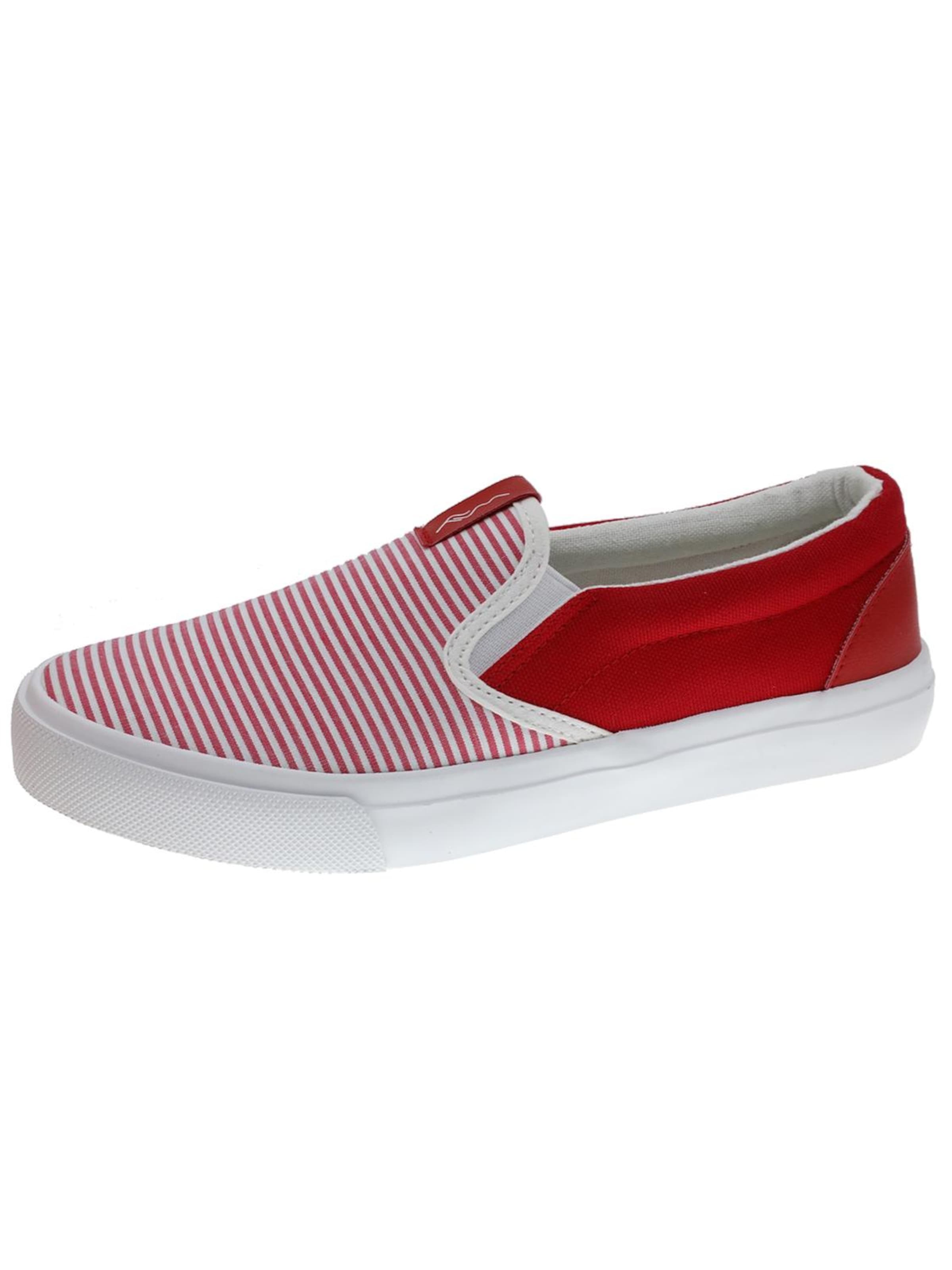 Beppi - Zapatillas sin cordones 'Canvas Shoe' en rojo: frente