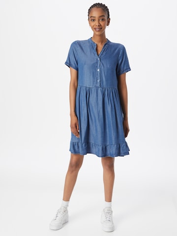 ZABAIONE Košilové šaty 'Ira' – modrá: přední strana
