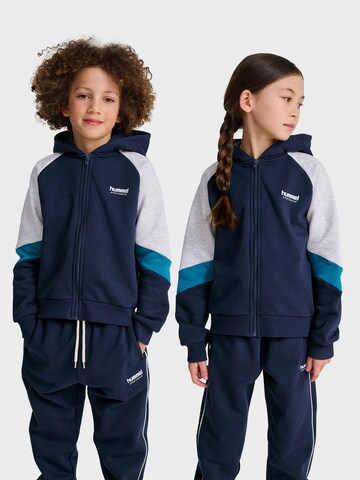 Hummel Zip-Up Hoodie in Blue: front