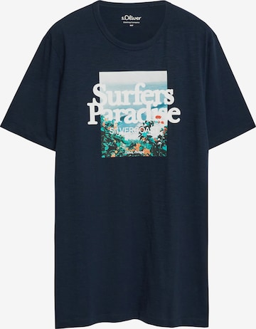 s.Oliver T-Shirt in Blau: Vorderseite
