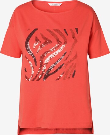 T-shirt 'MIZA 2' TATUUM en rouge : devant