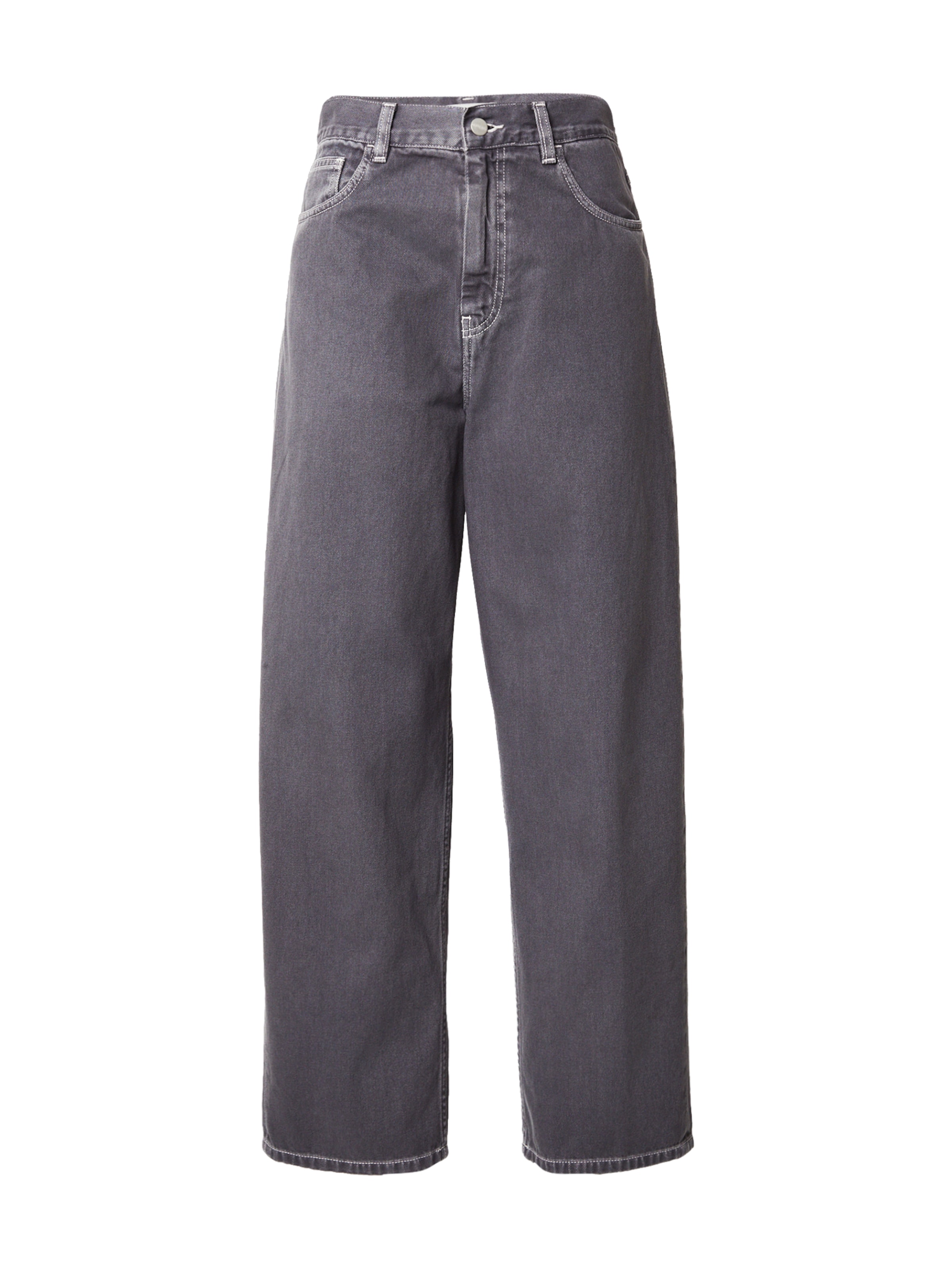 Carhartt WIP Loosefit Jeans &#x27;Brandon&#x27; in Grijs: voorkant
