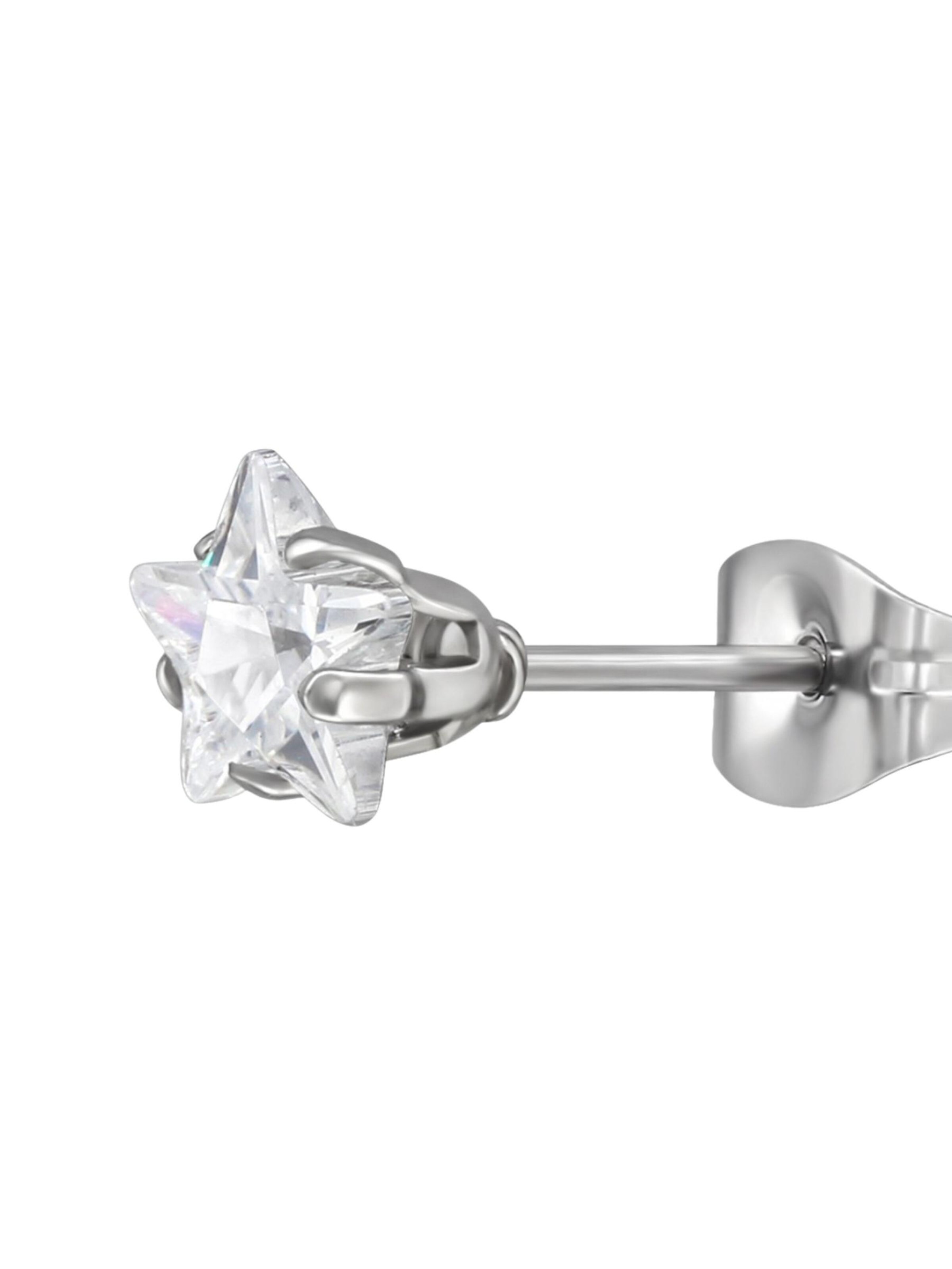 Maxte Earrings 'Stern' in Silver