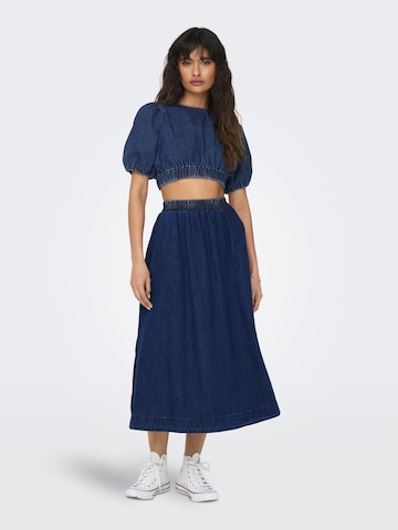 ONLY Skirt 'CAMILLA' in Blue