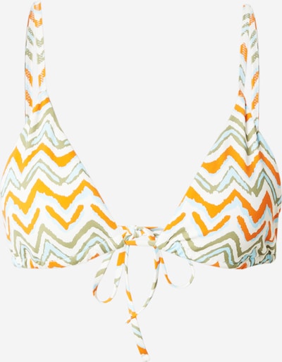 MYLAVIE Hauts de bikini en bleu / vert / orange / blanc, Vue avec produit