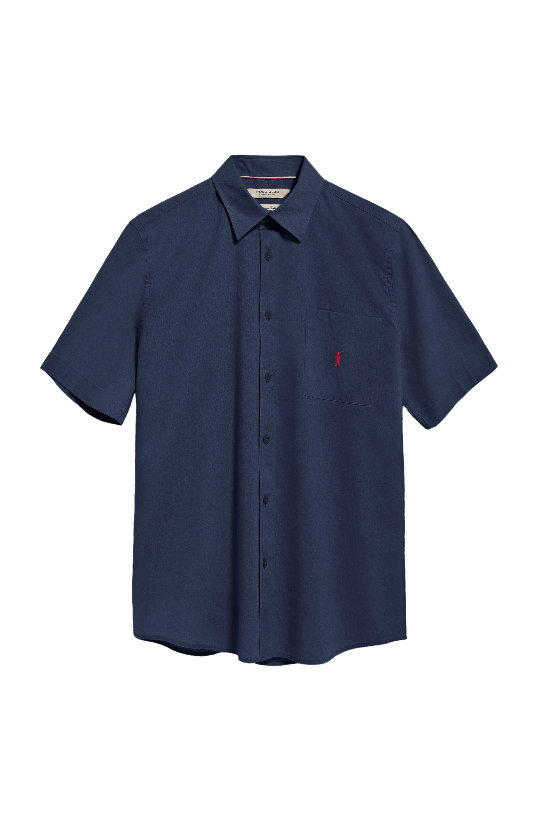 Polo Club Regular Fit Hemd ' ' in Blau: Vorderseite