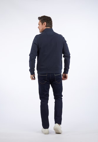 HECHTER PARIS Zip-Up Hoodie in Blue