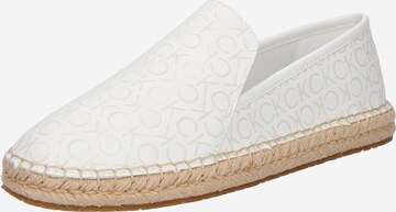 Espadrillas di Calvin Klein in bianco: frontale