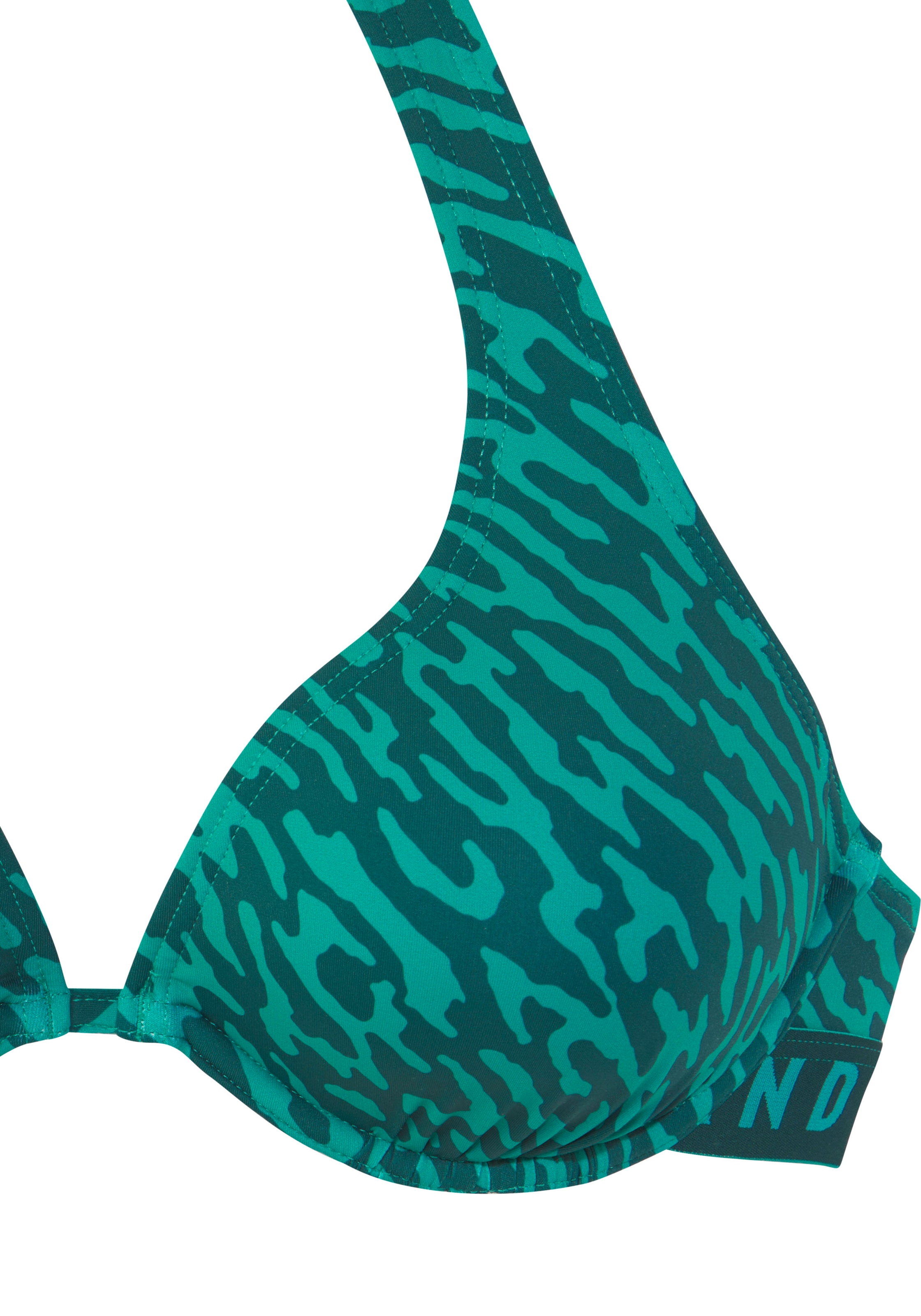 Elbsand Push-up Bikini i grön