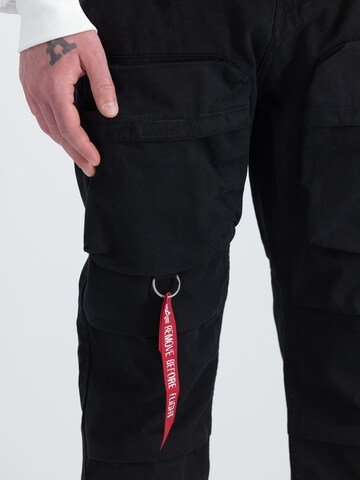 ALPHA INDUSTRIES Normální Kapsáče 'Tactical' – černá