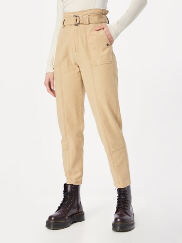 GARCIA Regular Broek in Bruin: voorkant