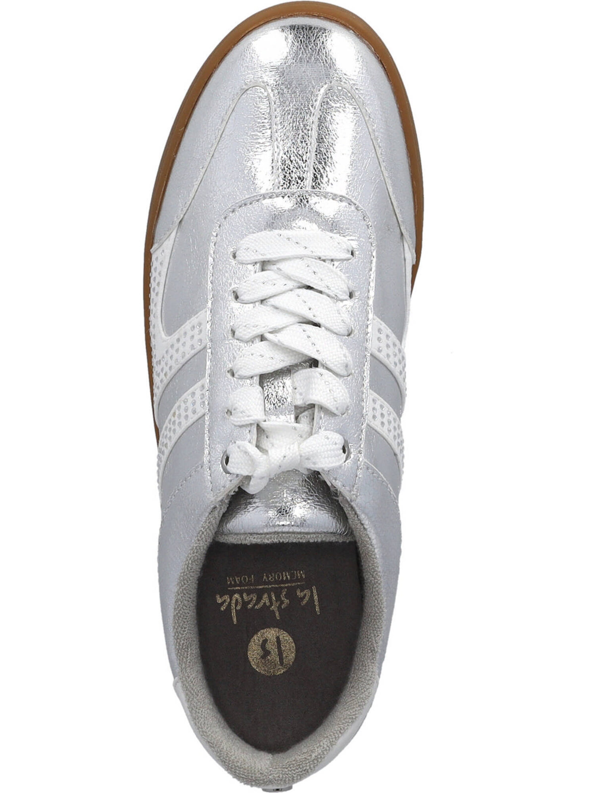 LA STRADA Sneakers in Silver