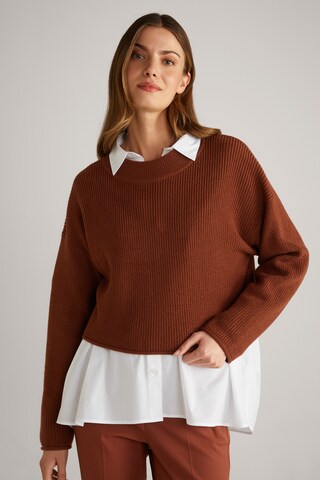 JOOP! Sweater in Brown: front