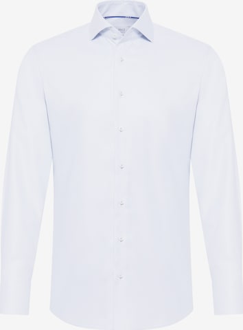 ETERNA Slim fit Button Up Shirt in White: front