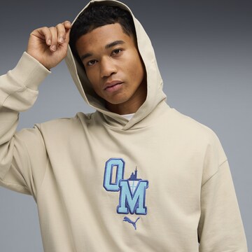 PUMA Sweatshirt 'Olympique de Marseille' in Beige