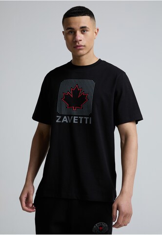 T-Shirt 'Alvo' Zavetti Canada en noir : devant
