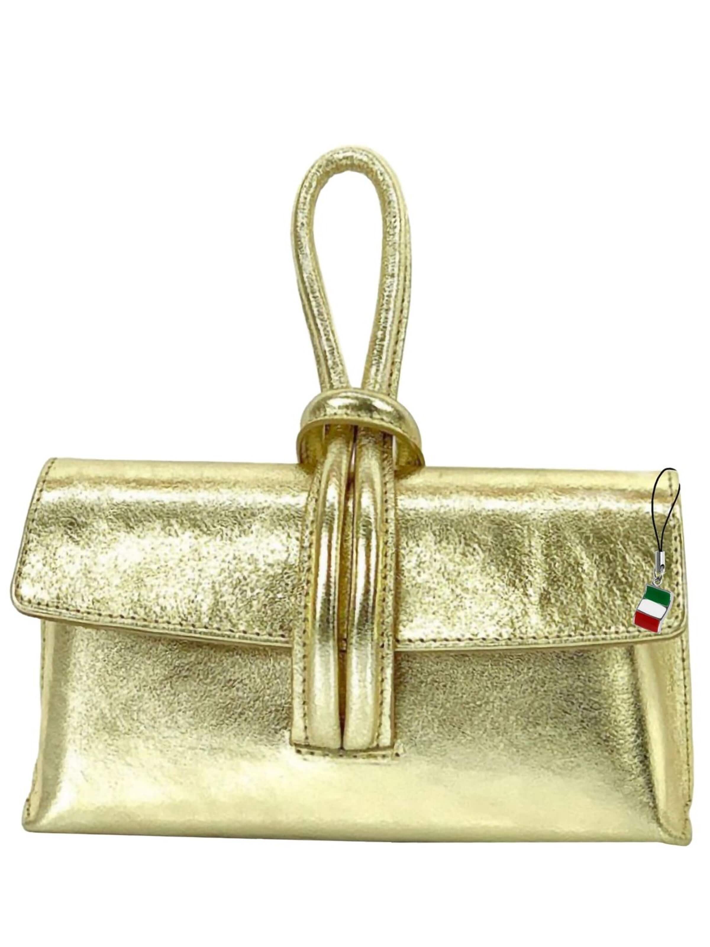 Florence Trachtentasche in Gold: Vorderseite
