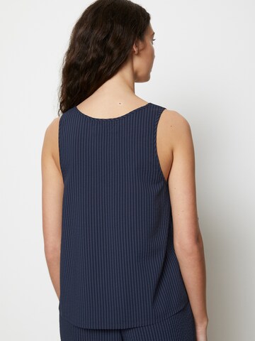 Marc O'Polo Top ' Vacation Touch ' in Blauw