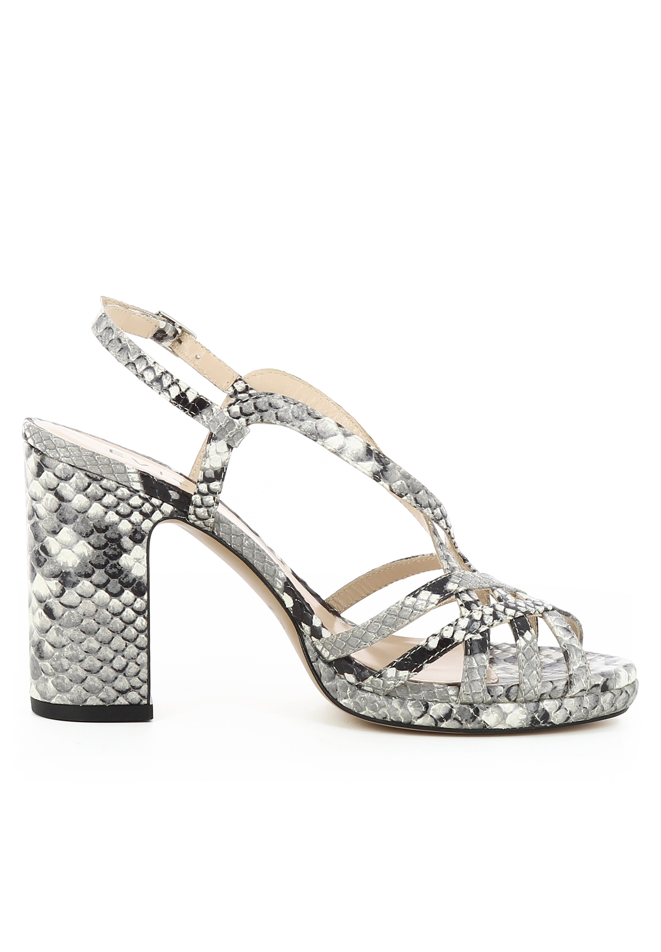 EVITA Sandalen met riem in Grijs