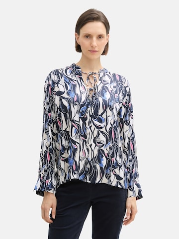 TOM TAILOR Blouse in Blue: front