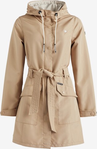 Manteau mi-saison 'Lauren' khujo en beige : devant