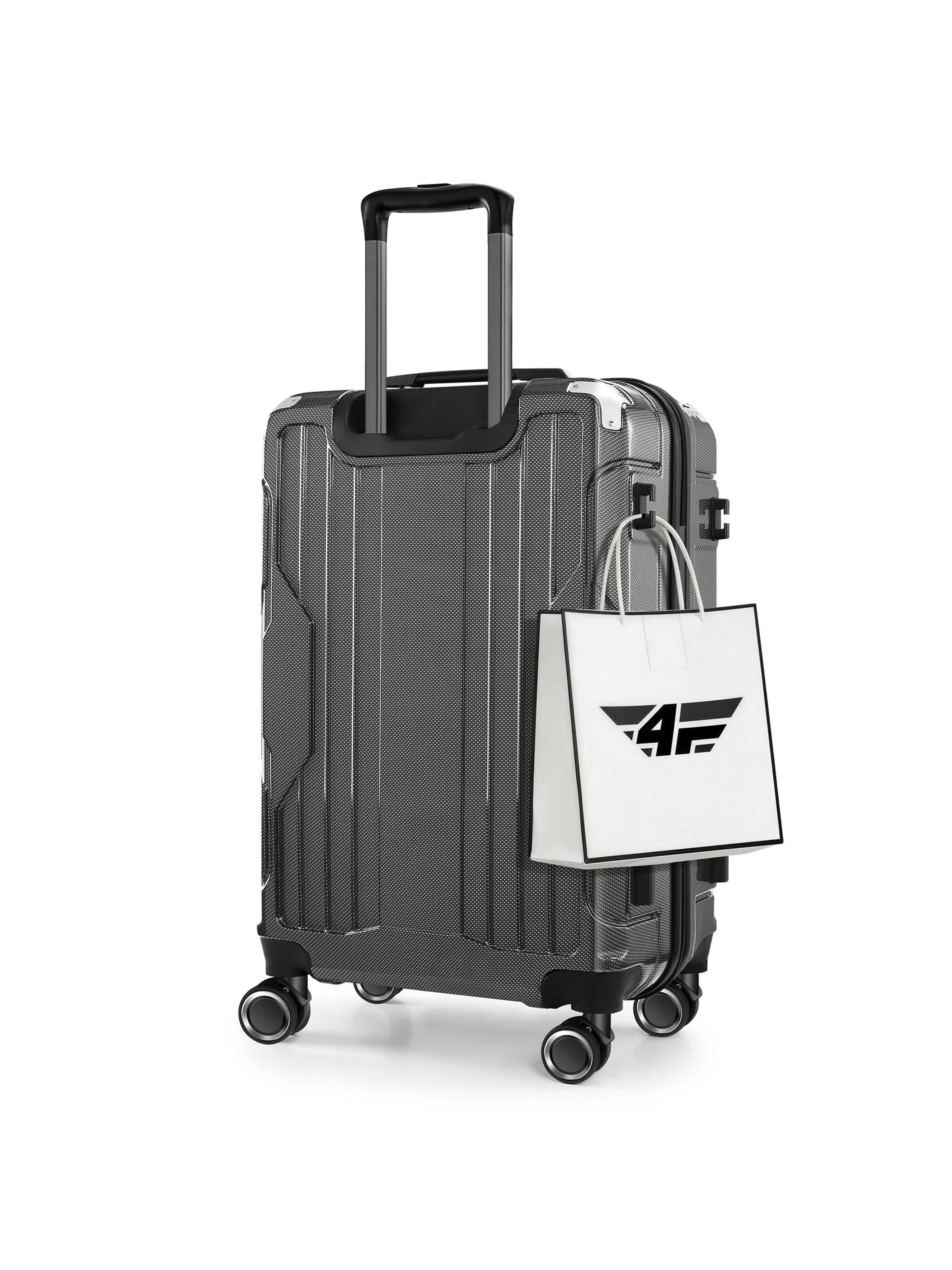 4FLY Suitcase Set 'Carbo' in Grey